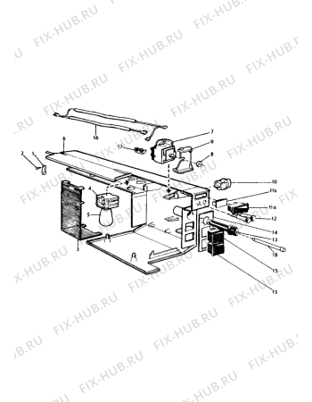 Взрыв-схема холодильника Electrolux TF1118 - Схема узла Electrical equipment